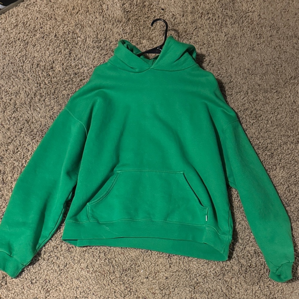 Men's Green Hooded Sweatshirt